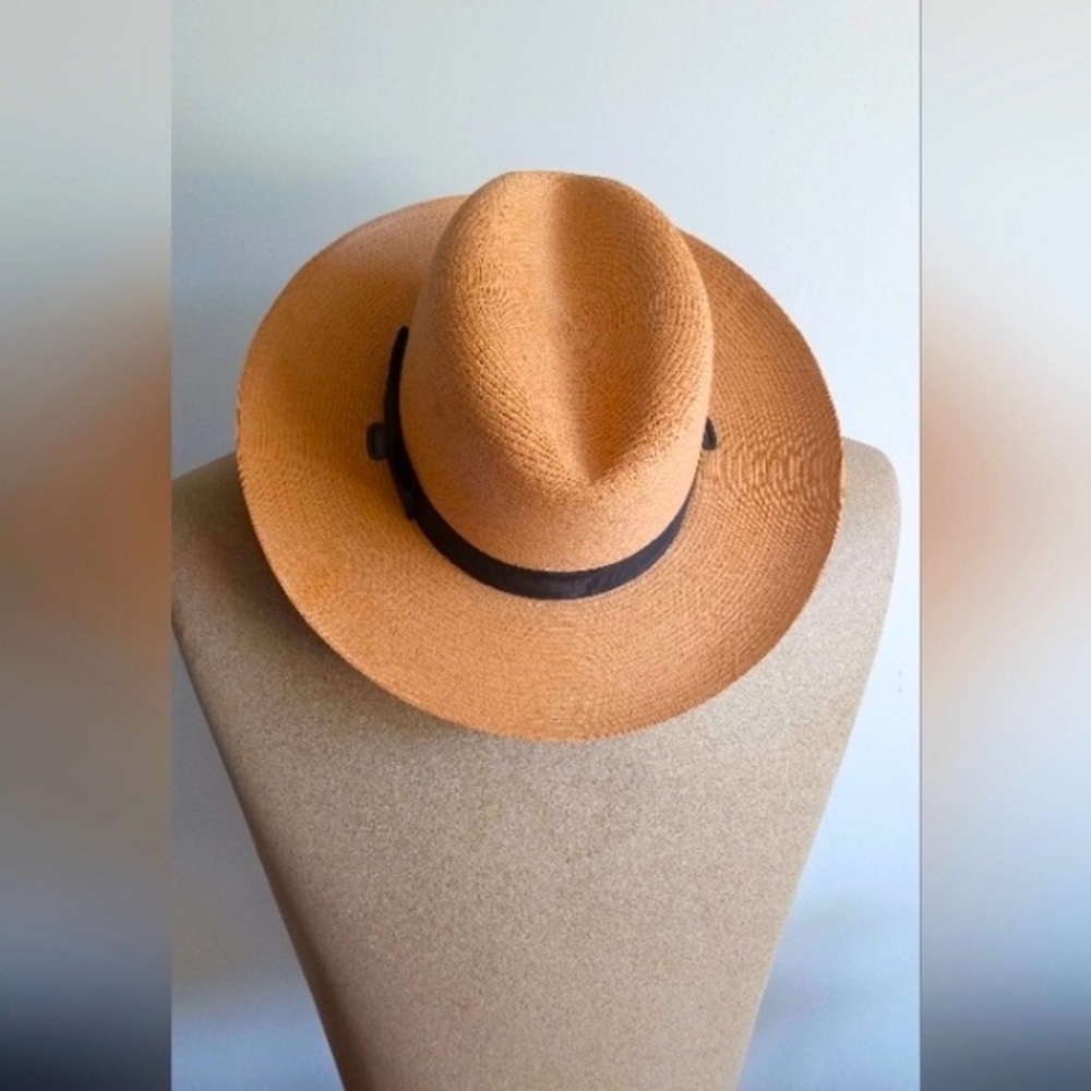 Stratton National Park Service Ranger Firm Straw Hat 6 5/8” VINTAGE